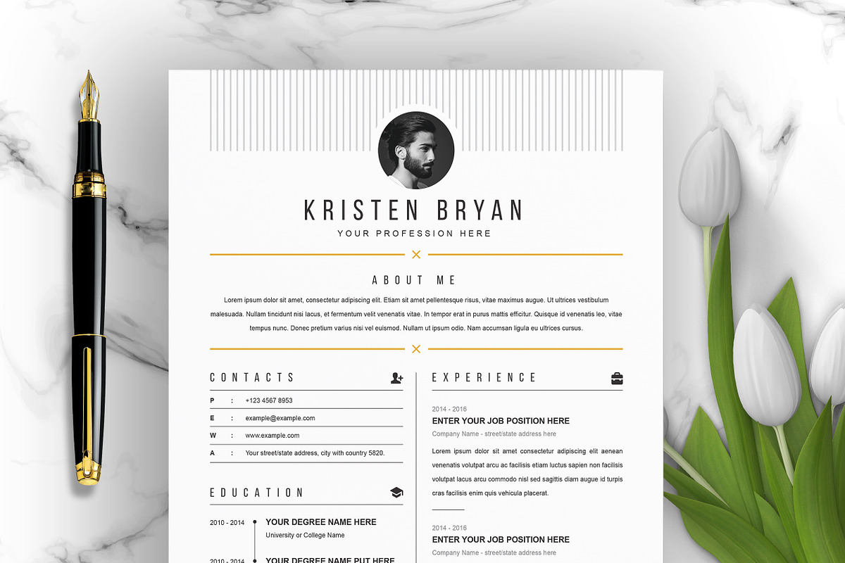 JOB WINNING RESUME - 50 TEMPLATES, a Resume Template by ResumeInventor (Photo 107 of 184)