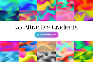 Wavy Gradient Background Collection