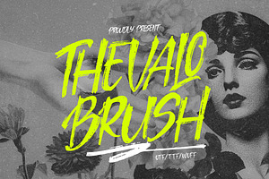 Thevalo Brush | Brush Script Font, a Script Font by Denustudios