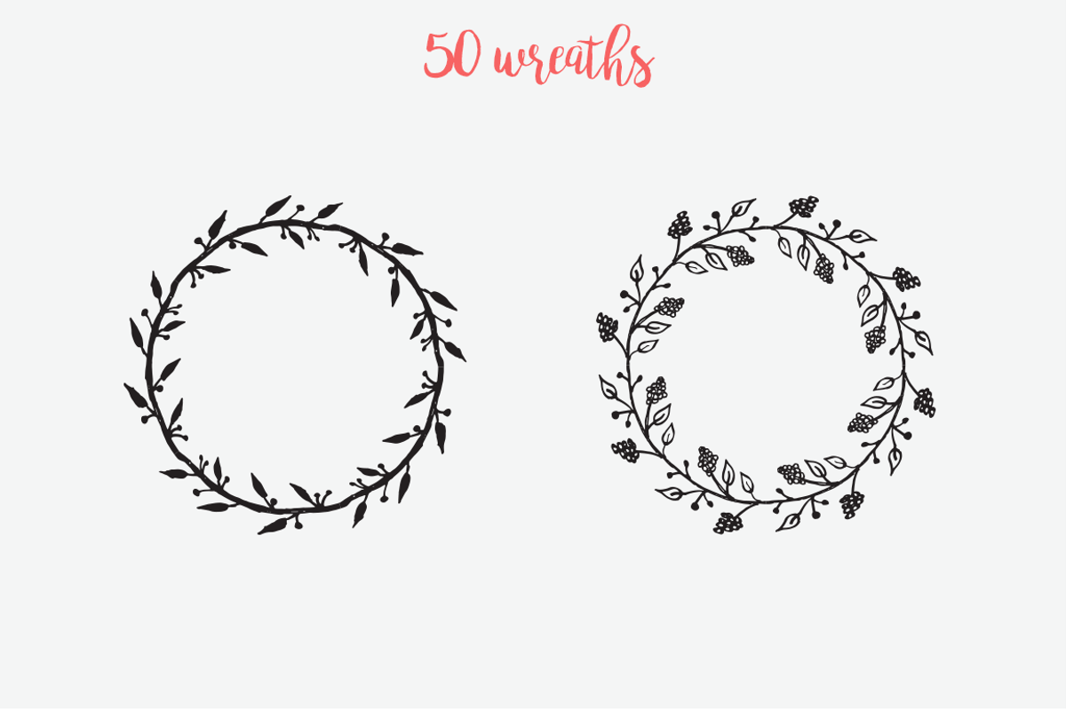 Big Hand Drawn Logo Kit, a Branding & Logo Template by Brandi Lea Designs (Photo 5 of 32)