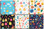 Cute Back To School Digital Paper, a Pattern Graphic by Designking (Thumbnail 3 of 4)