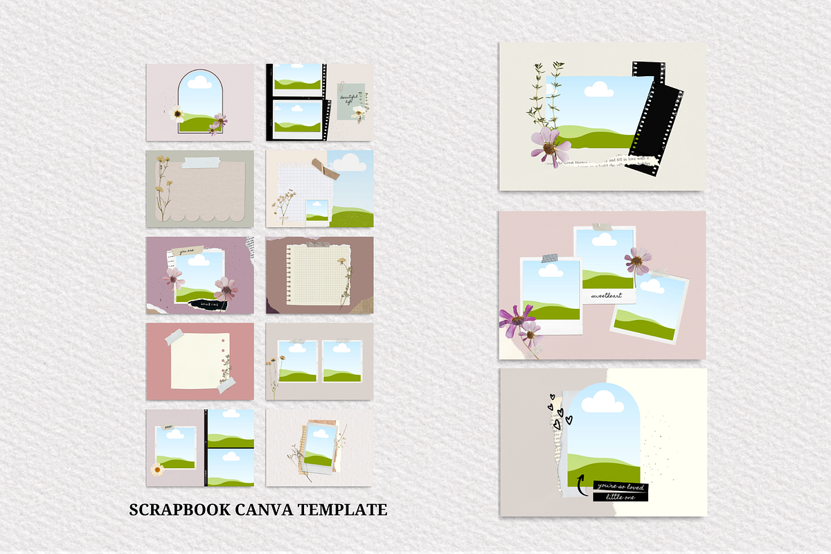 Scrapbook Canva Template, a Social Media Template by Wicked Creative (Photo 15 of 21)