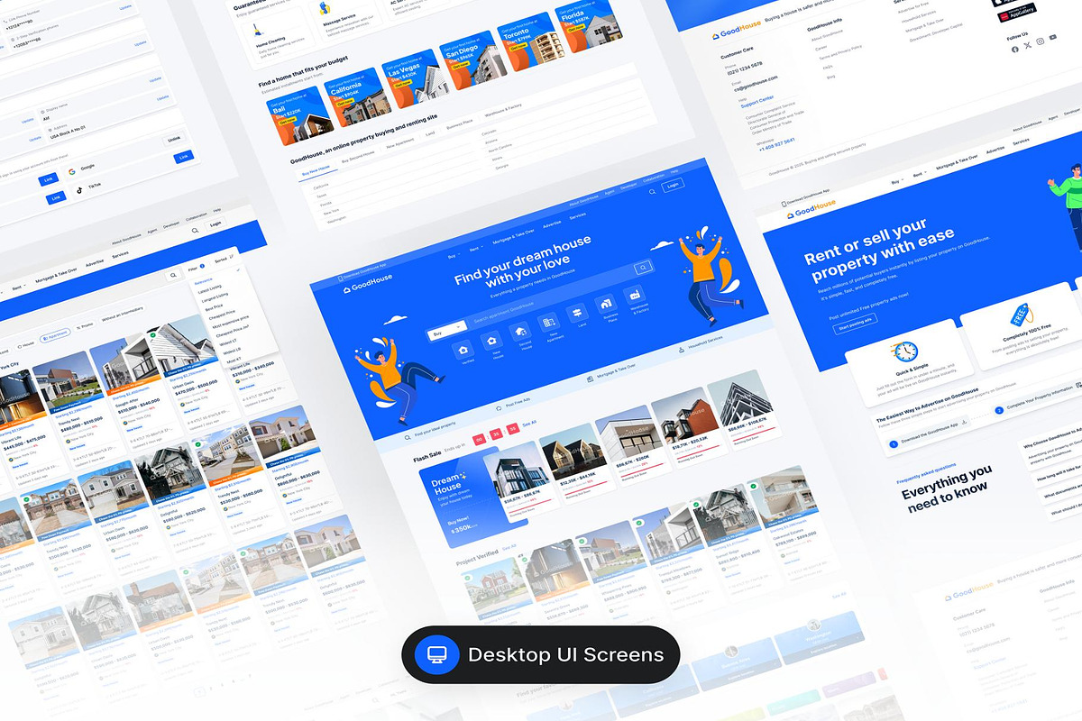 GoodHouse Real Estate Website UI Kit, an UI Kit Template by Creative Perspective (Photo 5 of 7)