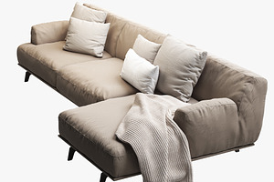 Tribeca Sofa 2 3d Model