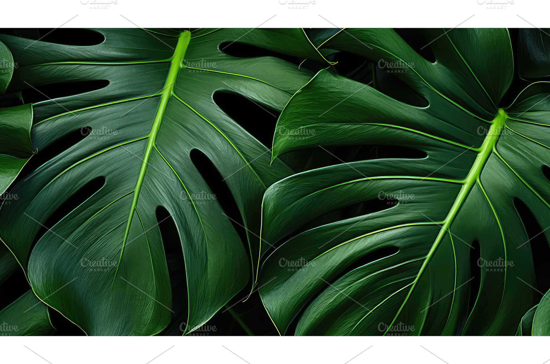 foliage monstera leaf pattern ai, a Nature Photo by pikepicture