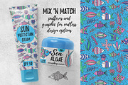 Marine Life, a Pattern Graphic by Pippi Draws (Thumbnail 6 of 9)