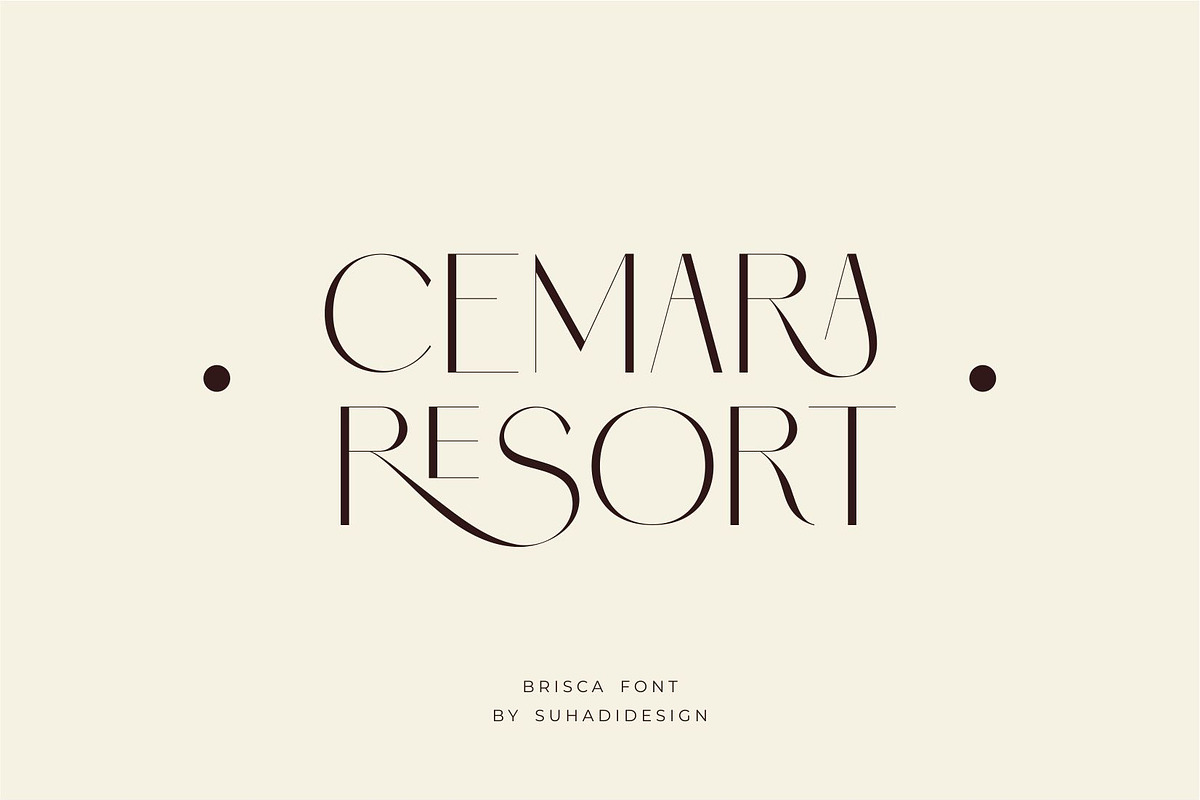 Brisca - Sans Serif Modern Font, a Sans Serif Font by suhadidesign (Photo 4 of 13)