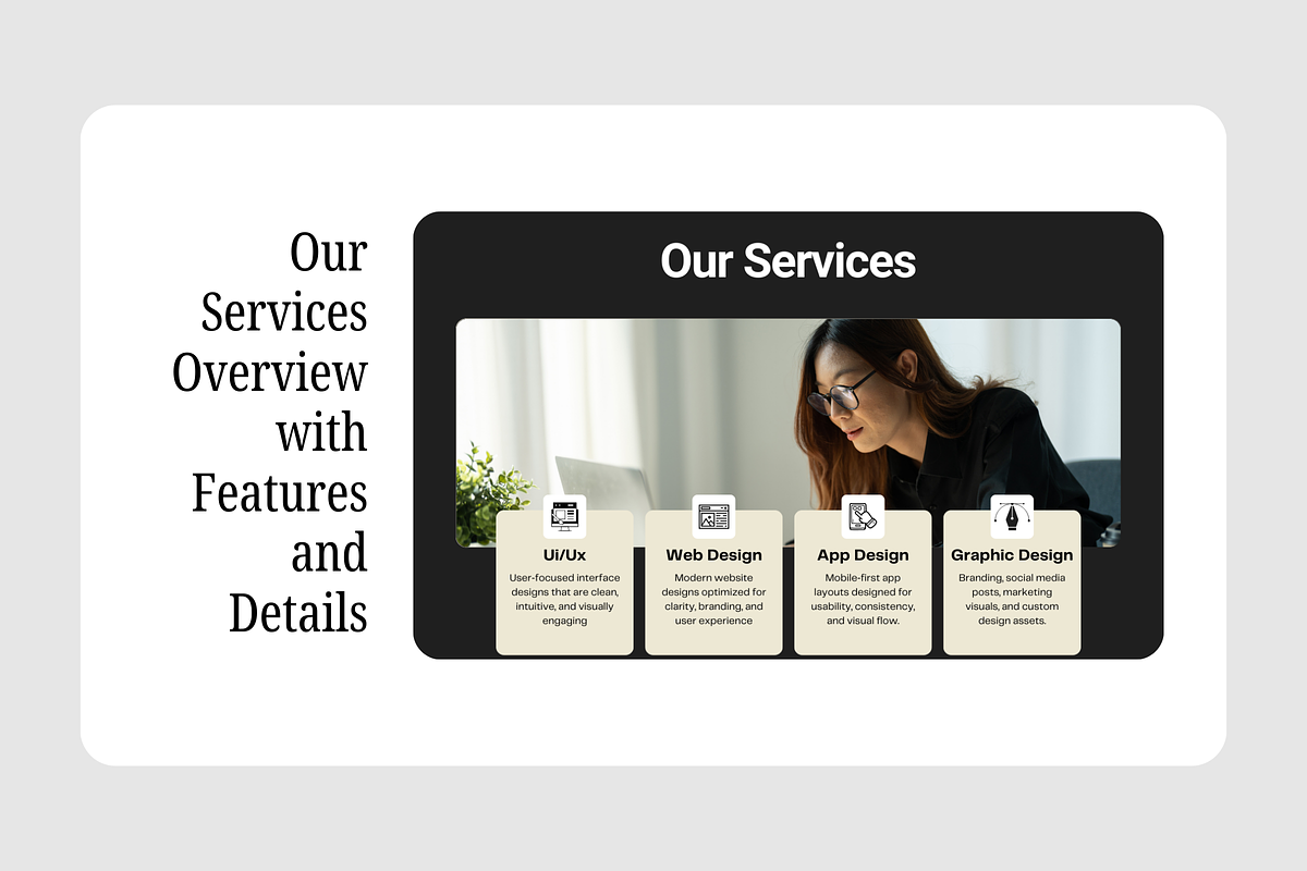 Canva Portfolio Website Template, a Websites & App Template by Snapybiz (Photo 2 of 11)