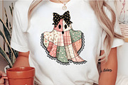 Patchwork Ghost Png, an Illustration by Craft Nest (Thumbnail 2 of 6)