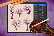 Halloween 209 Stamps Collection, a Brush Add-On by vectstudio (Thumbnail 25 of 39)