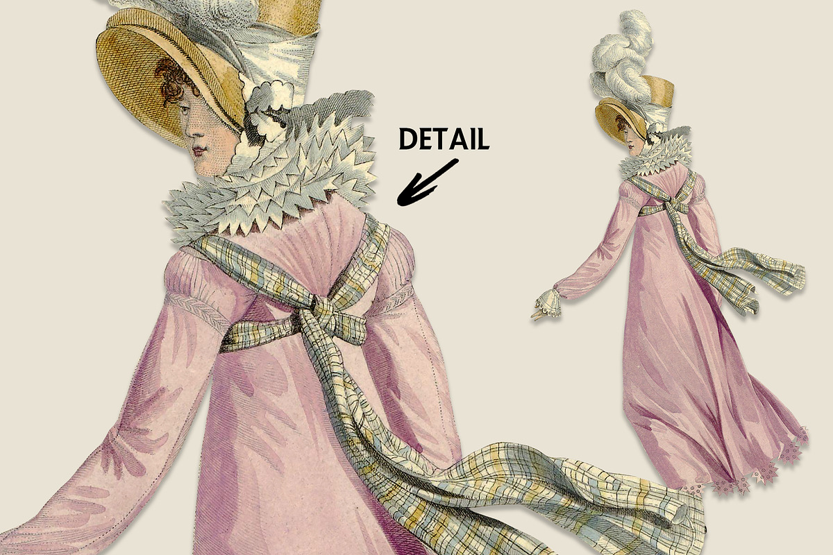 Jane Austen Regency Clipart Images, an Illustration by ephemoire (Photo 4 of 4)