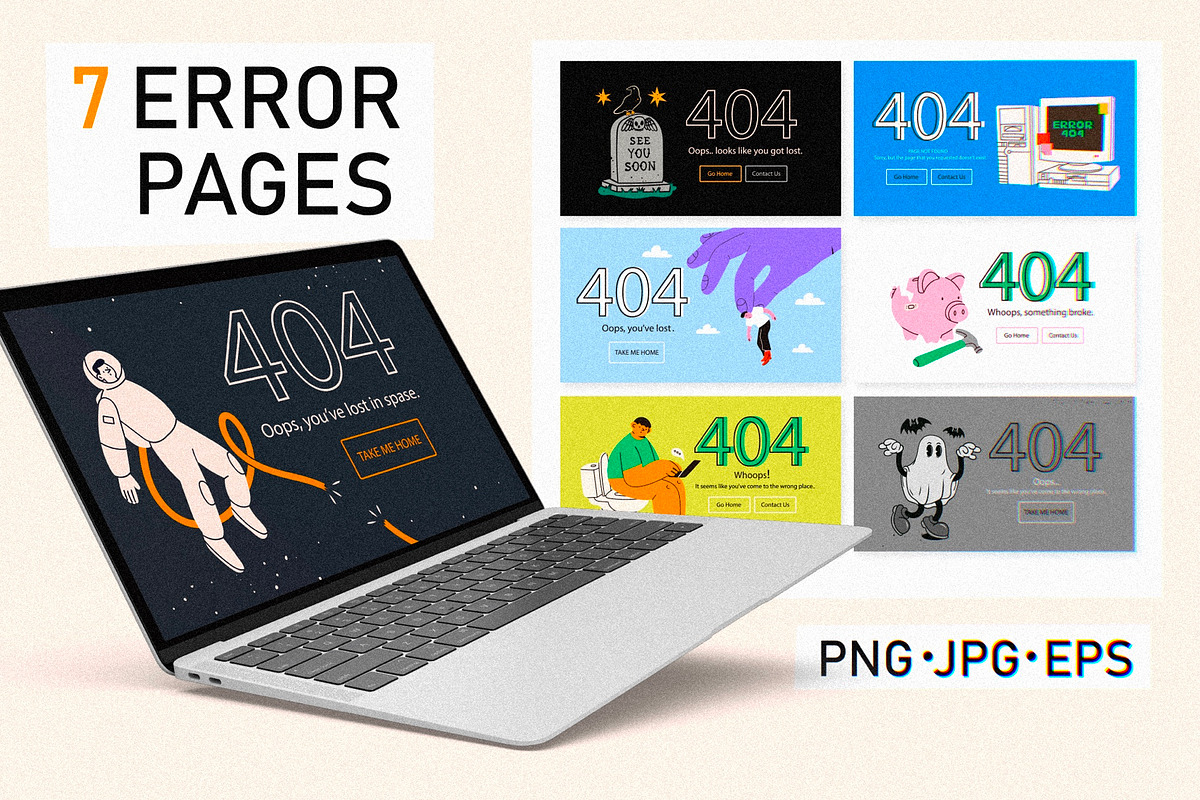 Error 404 pages, a Work Illustration by Twisted Tail (Photo 1 of 8)