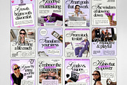 Lifestyle Coach Instagram Templates, a Social Media Template by ZenSocialDesigns (Thumbnail 2 of 9)