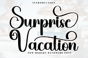 Surprise Vacation, a Handwritten Font by FreshTypeINK (Thumbnail 1 of 8)