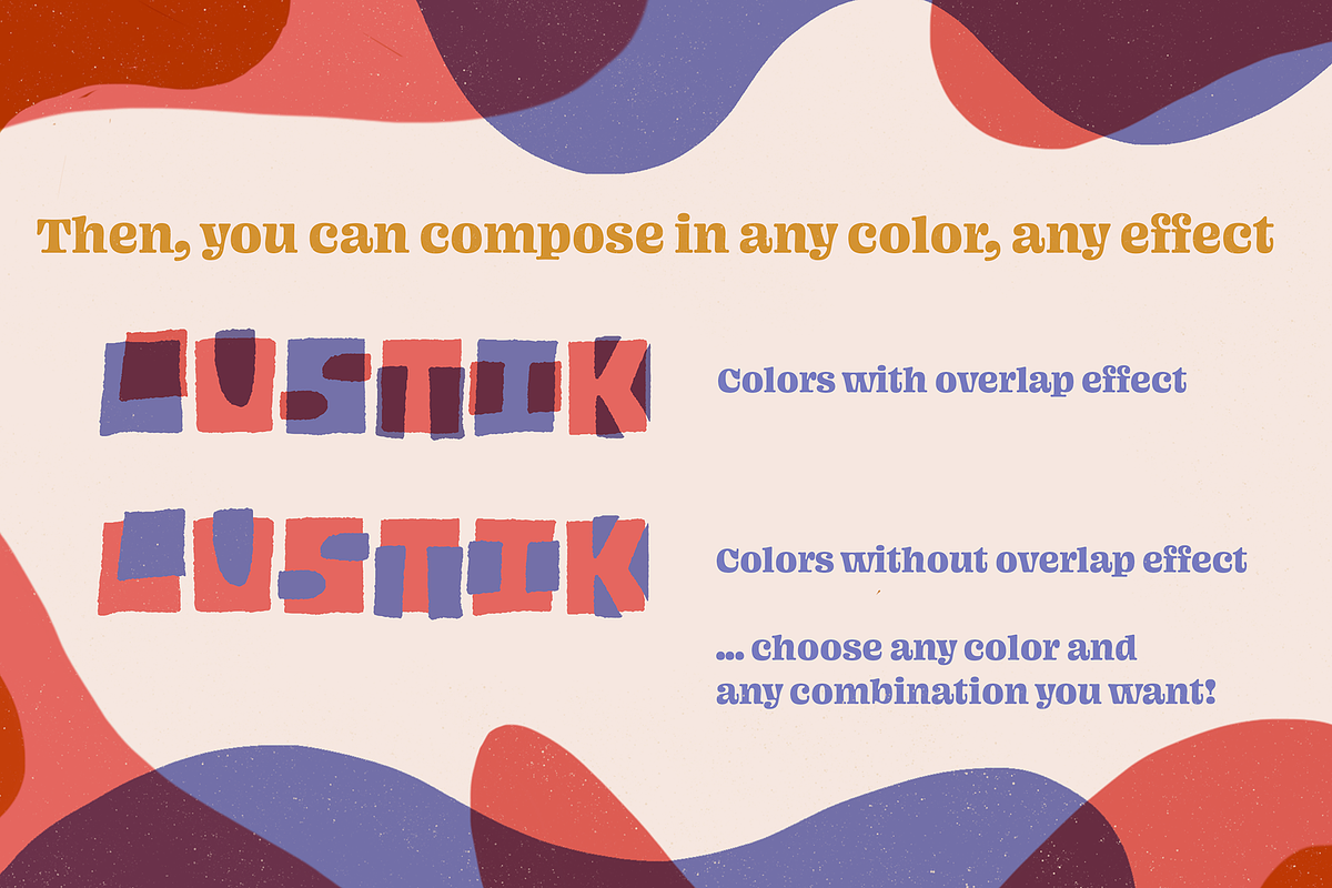 Lustik, a mid century font at 30%OFF, a Font by Francis Chouquet (Photo 3 of 9)