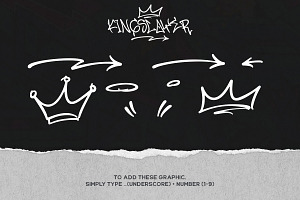 Kingslayer - Graffiti Font