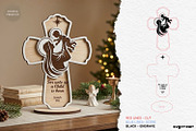 Christian Standing Cross SVG Bundle, a Decorative Illustration by svgocean (Thumbnail 9 of 11)