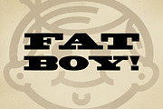 FATBOY, a Slab Serif Font by Wood Type Revival (Thumbnail 1 of 4)