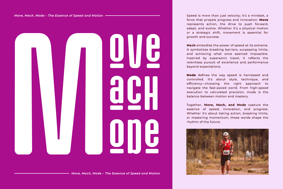 Manchinos - Condensed Rounded Font, a Sans Serif Font by roomspace creative lab (Photo 9 of 12)