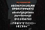 Dirty Weather Bubble Display, a Font by Haps Space (Thumbnail 8 of 11)