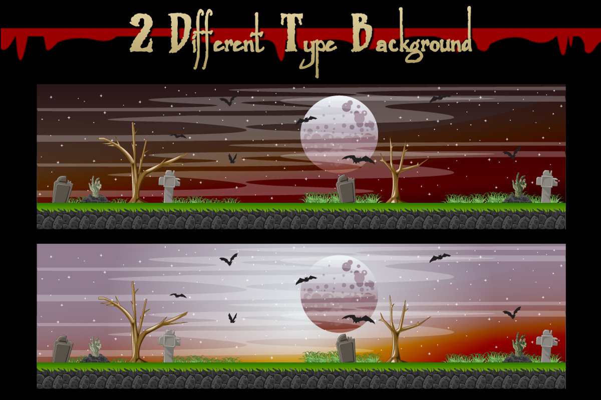 Zombie Escape Game Assets, an Illustration by erkoudesign (Photo 3 of 16)