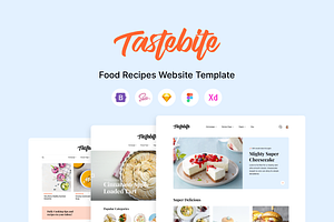 Tastebite - Food Recipes Template