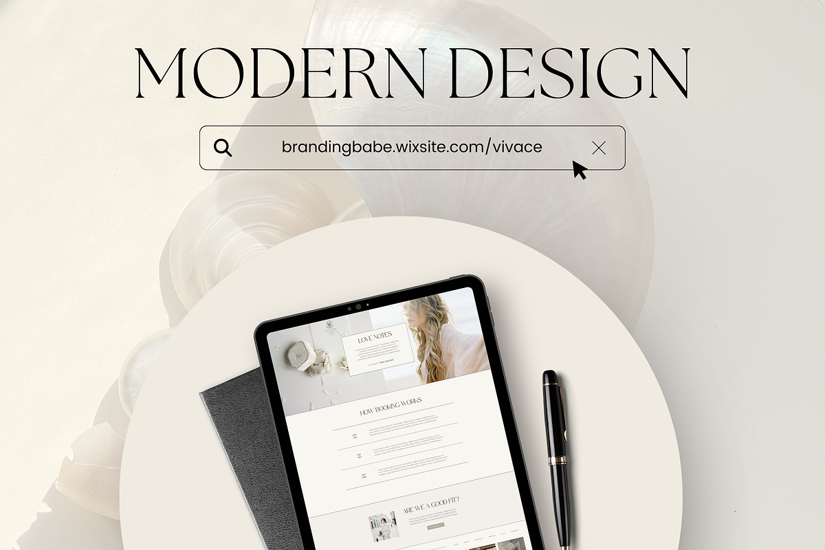 Wix Website Template Photography, a Wix Template by Branding Babe Co. (Photo 7 of 10)