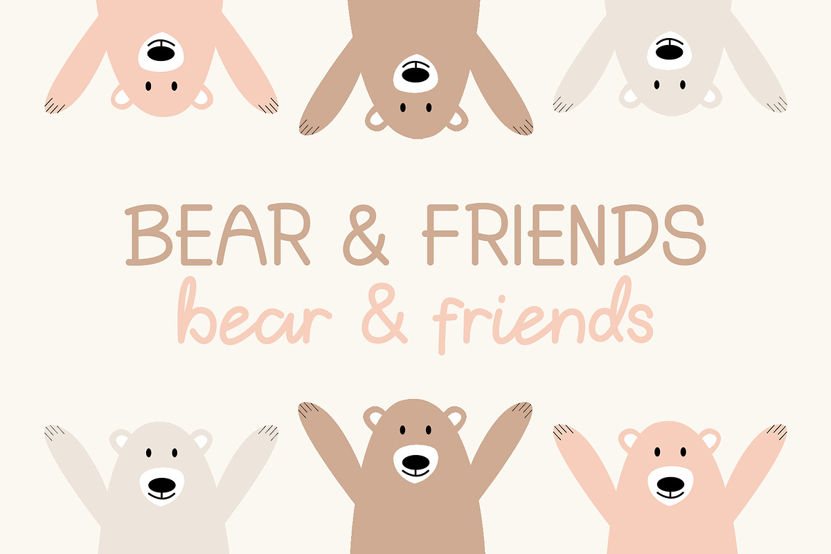 Hello Bear | Cute Script Font, a Script Font by Lightsense (Photo 7 of 11)