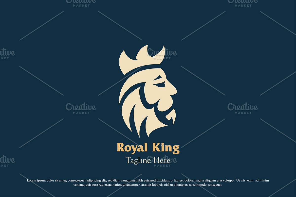 Royal King Kingdom Logo Design Icon, a Branding & Logo Template by Morvana Crew
