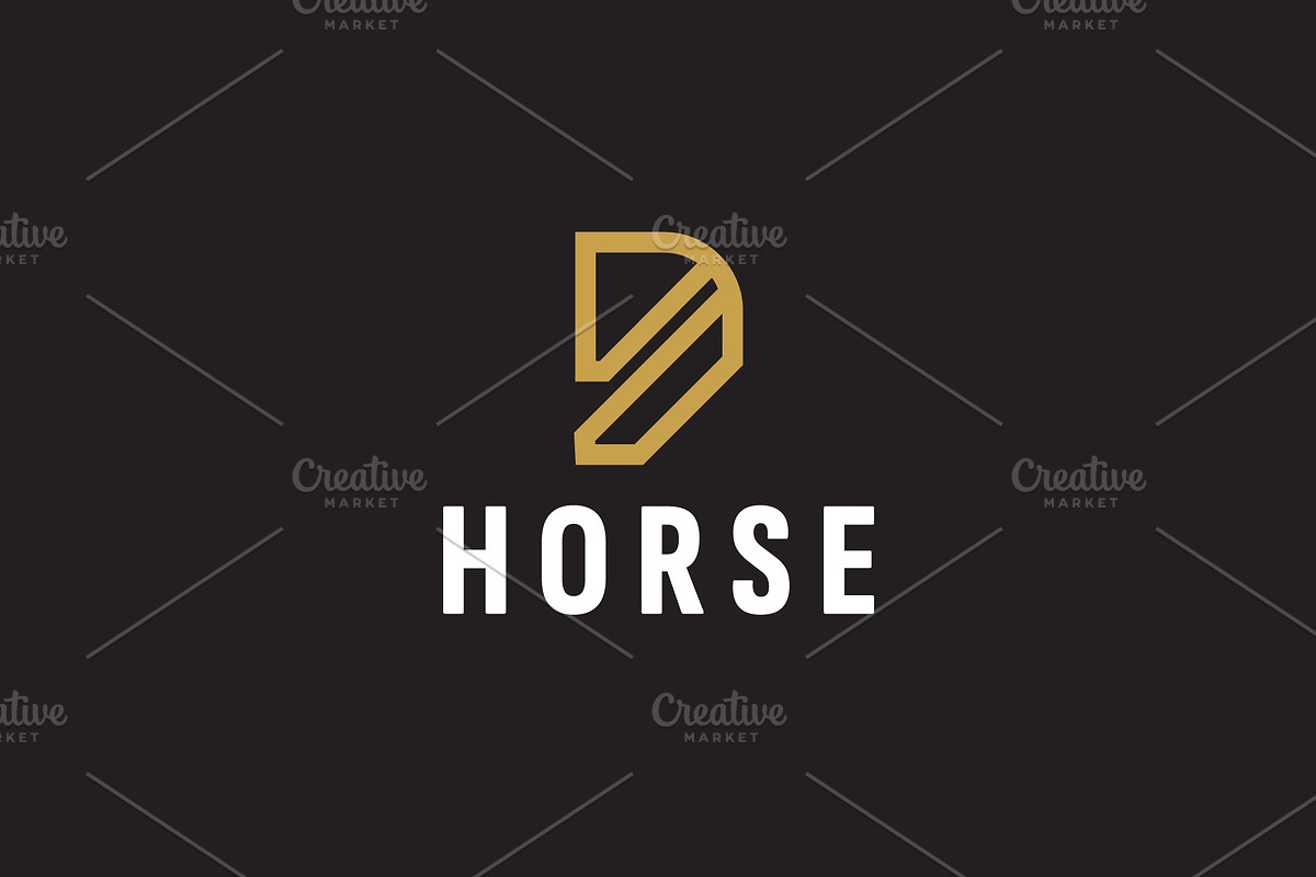 Horse logo icon illustration, a Branding & Logo Template by Dyn Studio