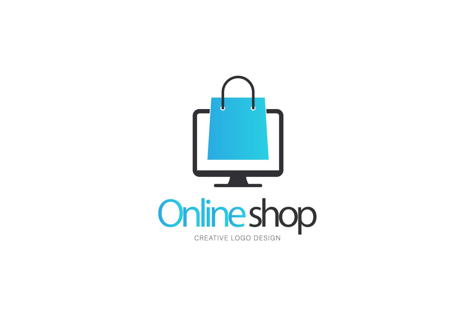 Online Shop Logos by Logocreative  Creative Market