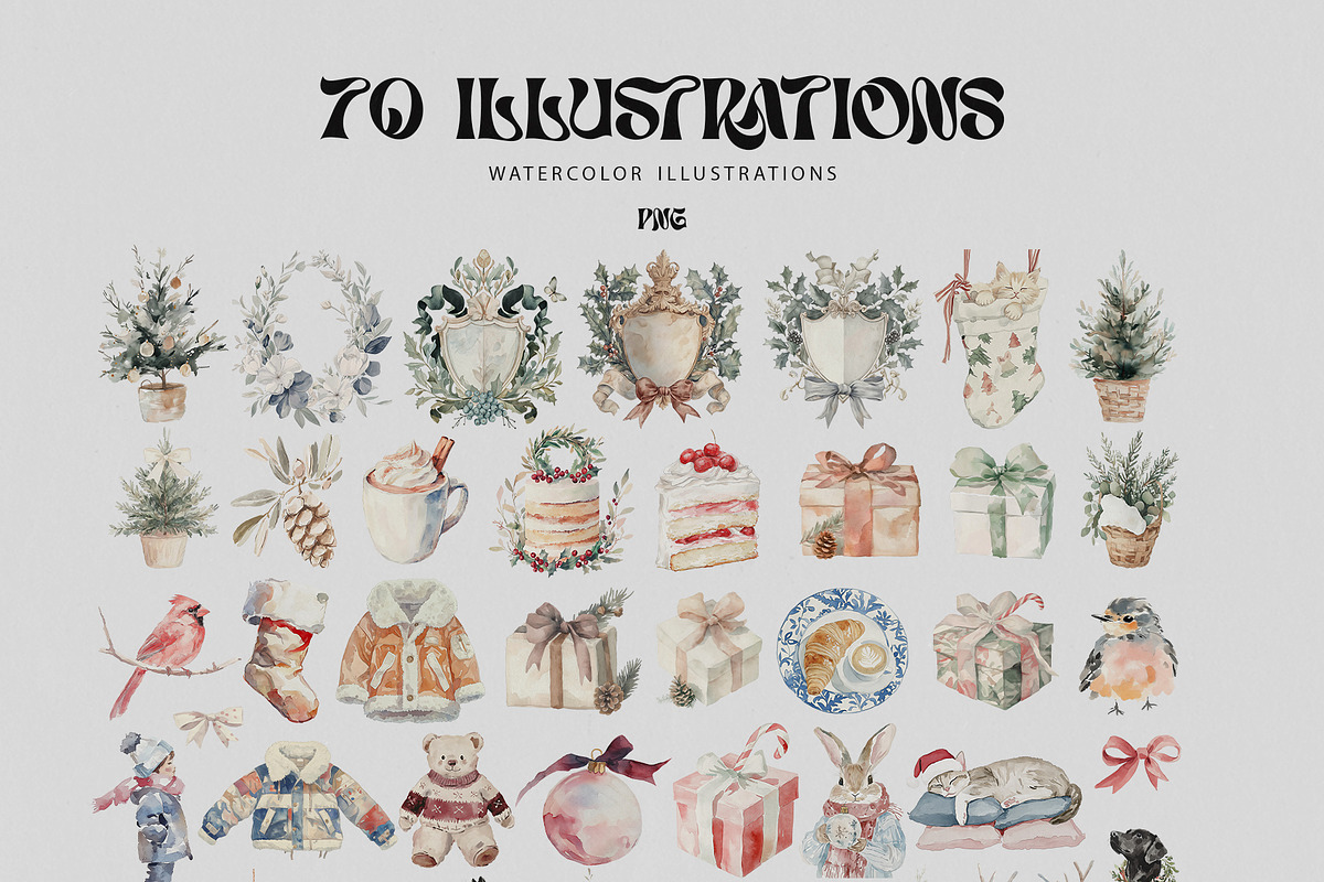 Winter & Christmas Collection, an Object Graphic by Purple (Photo 8 of 13)