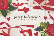 Sweet Valentine | SCENE CREATOR |, a Product Mockup by Pink Coffie (Thumbnail 1 of 5)