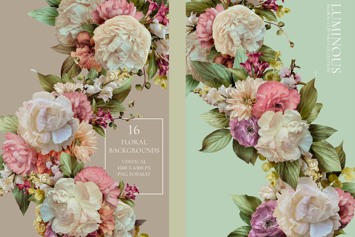 Luminous Floral Clip Art Collection, an Object Graphic by Eclectic Anthology (Photo 2 of 16)
