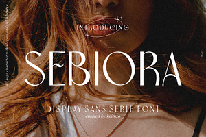 Sebiora - Display Font