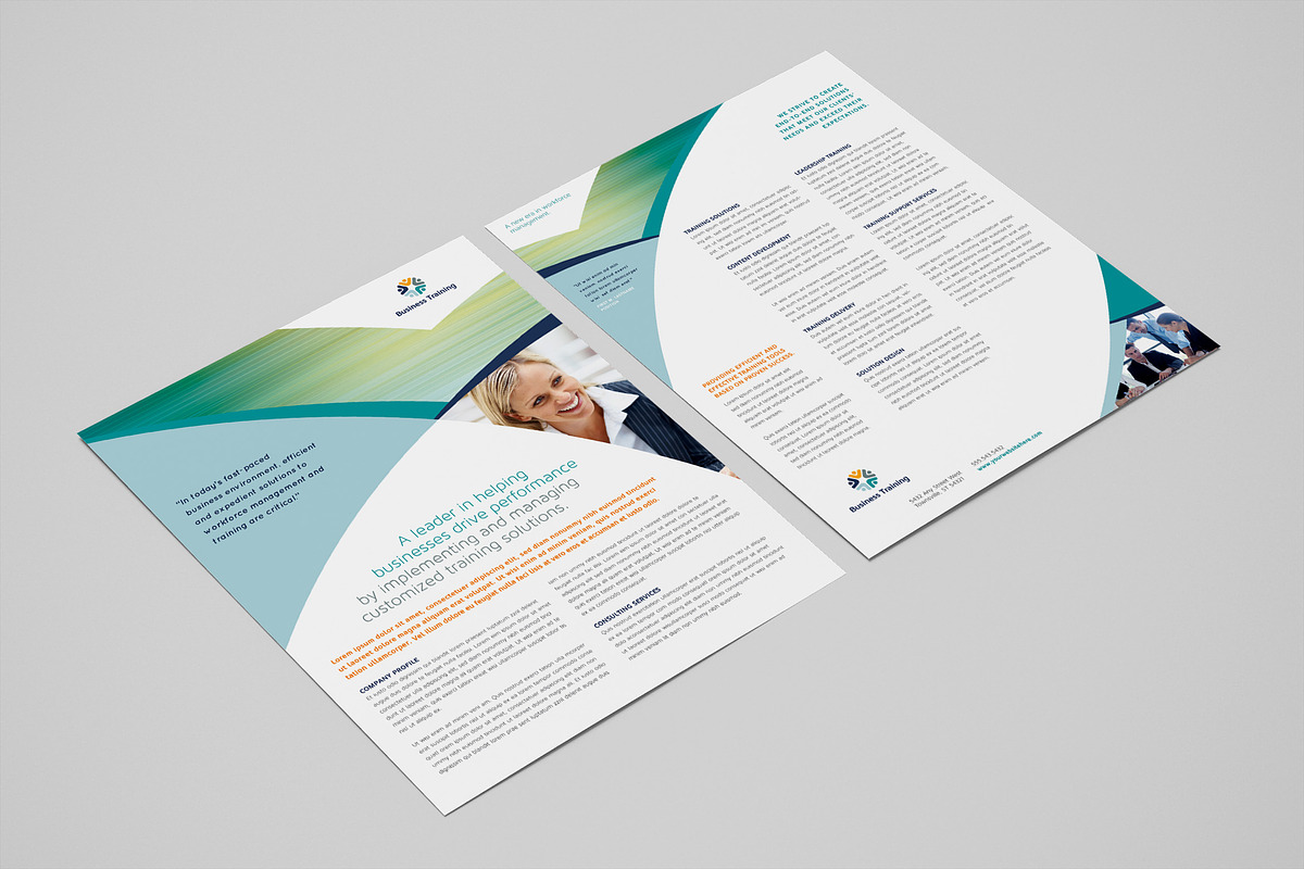 Business Training Datasheet Template, a Flyer Template by StockLayouts (Photo 5 of 5)
