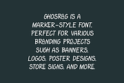Chosrag - Marker Ligatures Font, a Handwritten Font by Iqsiart Studio (Thumbnail 5 of 8)