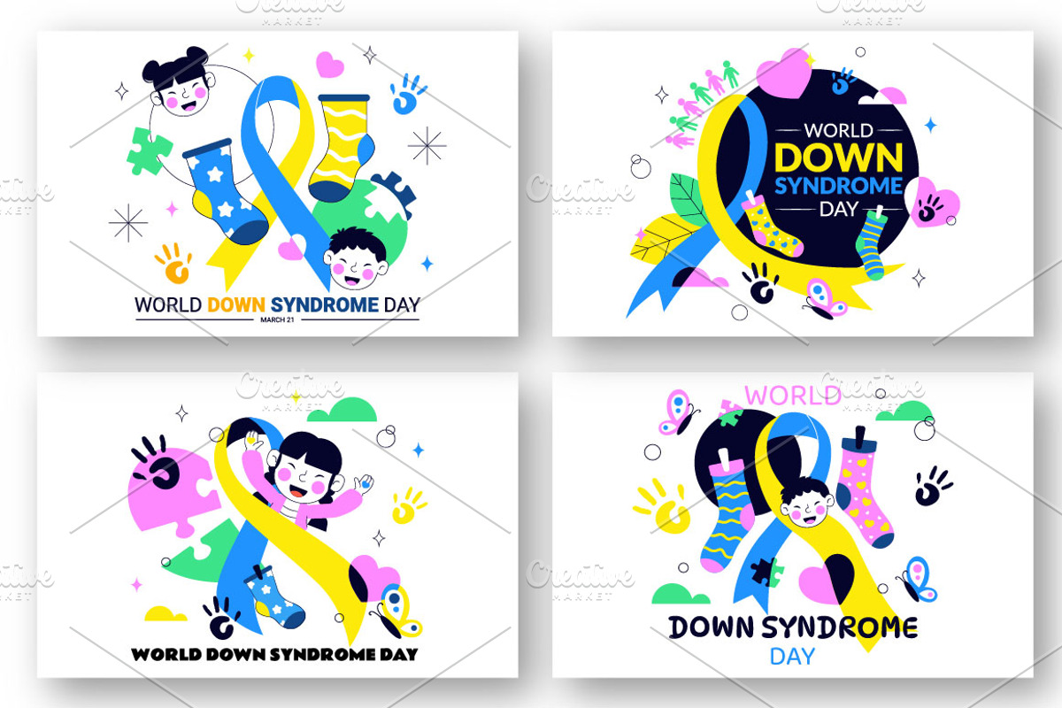 10 World Down Syndrome Day, a Person Illustration by denayunebgt (Photo 3 of 4)