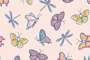 Spring Butterflies, a Pattern Graphic by GooseFrol (Thumbnail 2 of 8)