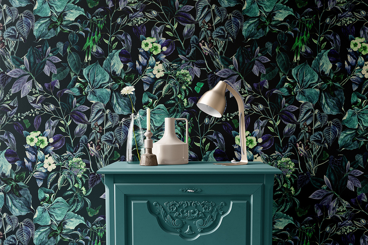 Old Green Garden, a Wallpaper Graphic by MalyskaStudio (Photo 7 of 9)
