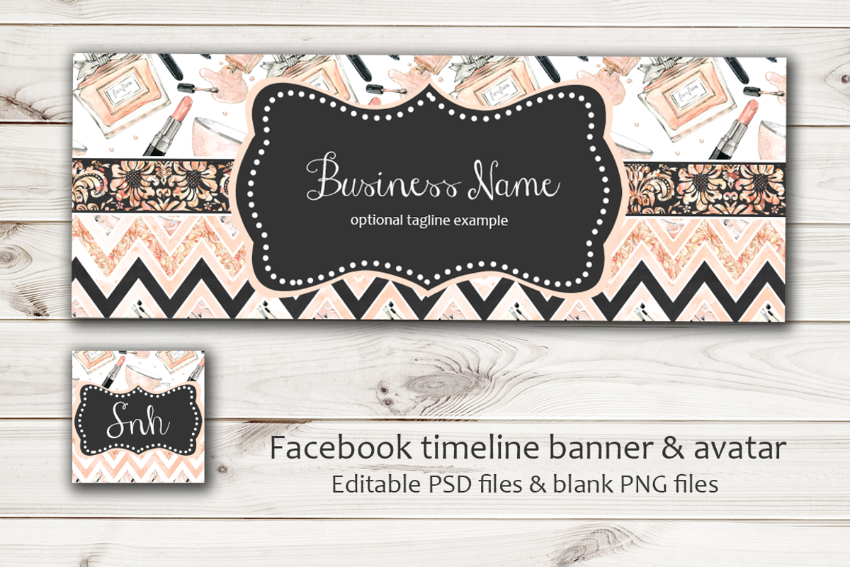 Fashion Facebook Timeline Banner Set, a Websites & App Template by Pinkinks (Photo 1 of 2)