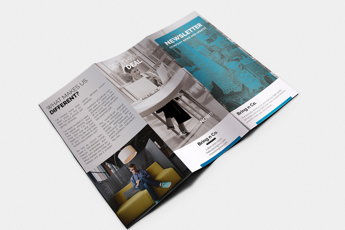 Bring N Co-Corporate Trifold Brochre, a Brochure Template by Incools Stokie (Photo 4 of 4)