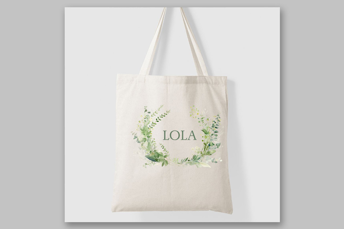 Greenery Watercolor Clipart, a Decorative Illustration by LeCoqDesign (Photo 5 of 5)