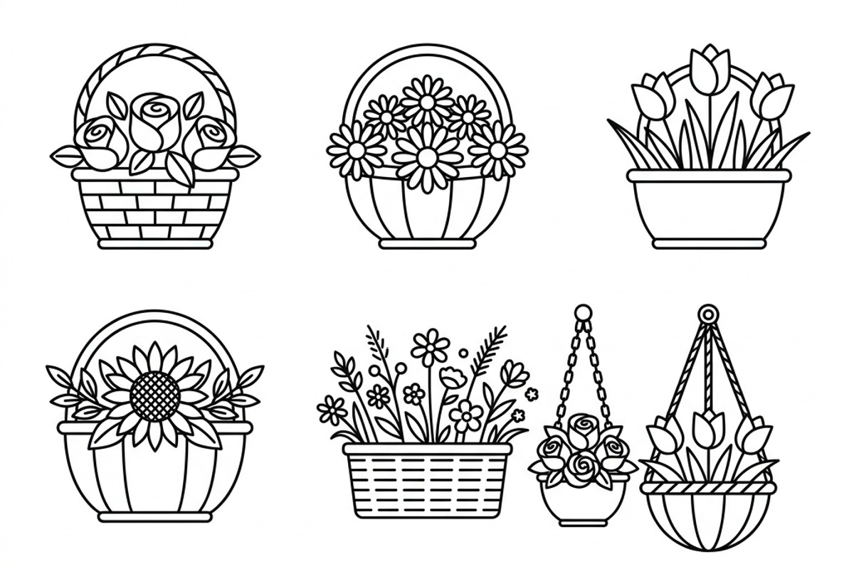 Bundles Set Floral Wedding Icons, an Outline Icon by adenpinkstore (Photo 31 of 44)