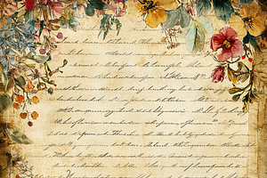 Elegant Handwritten Script Paper