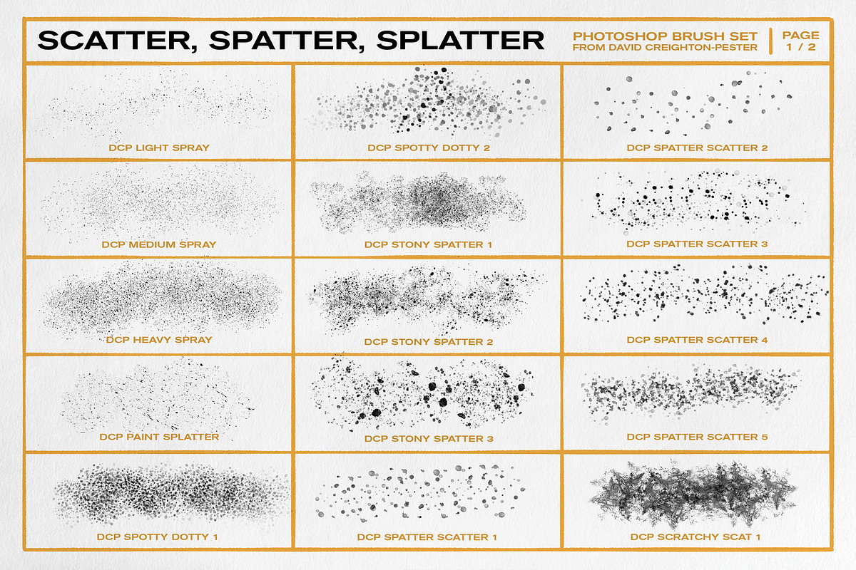 Photoshop Scatter Brushes, a Brush Add-On by David Creighton-Pester (Photo 2 of 3)