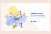 Teamwork concept, a Work Illustration by Good Studio (Thumbnail 1 of 3)