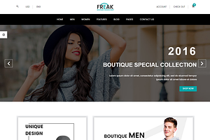 ECommerce Fashion Template - Freak