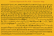 Customs Paperwork Pro AOE, a Font by Astigmatic (Thumbnail 5 of 5)