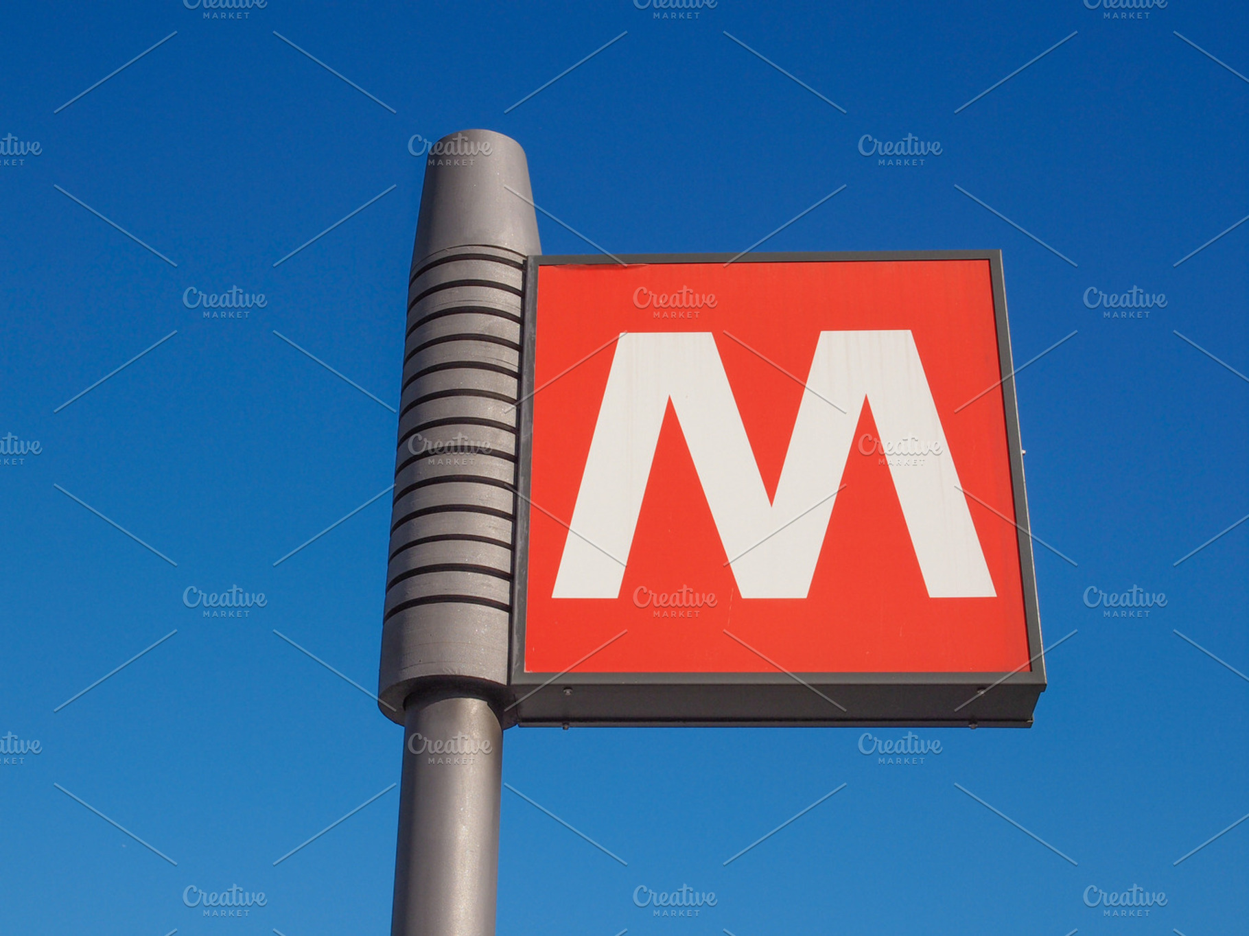 Subway sign stock photo containing sign and subway